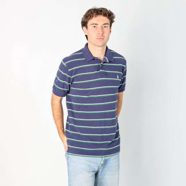 Navy Blue y2ks Polo Ralph Lauren T-Shirt (L)